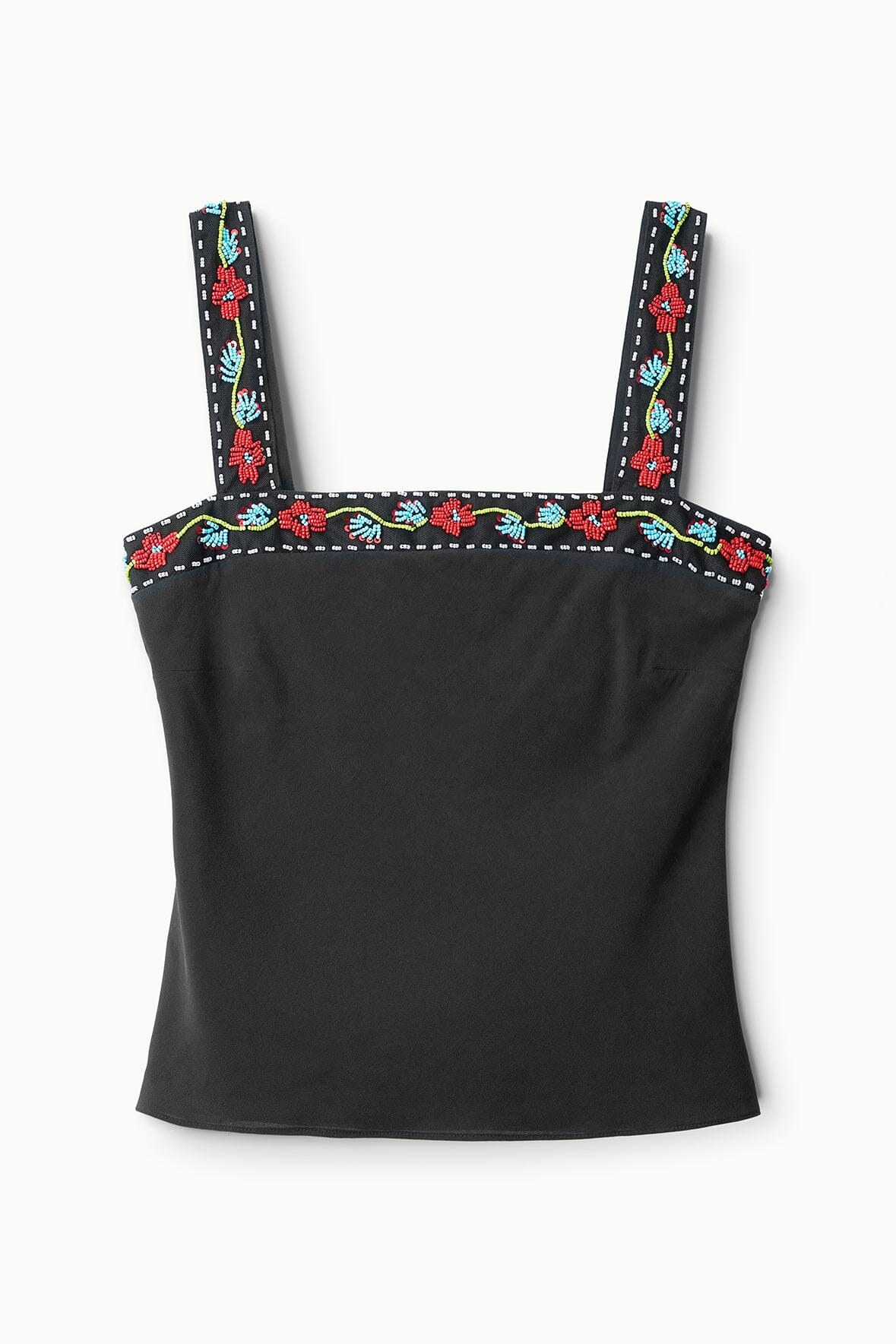 VERONICA SILK TOP | BLACK